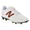 New Balance Unisex 442 V2 Team FG - White/Orange/Green (Size 10 Wide)