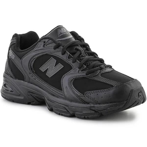 New Balance Unisex 530 Black/Castlerock - Size 7