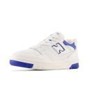 New Balance Unisex 550 White/Cobalt/Summer Fog - Size 4