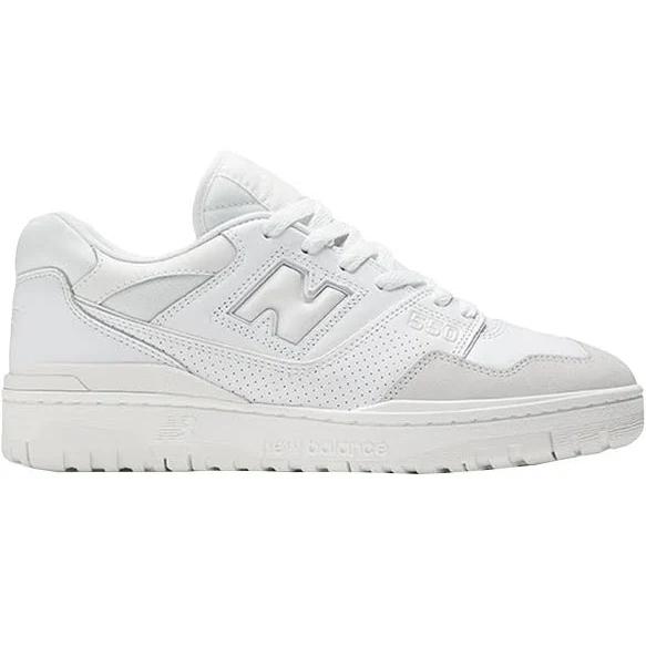 New Balance Unisex 550 White/Reflection/Rain Cloud - Size 14