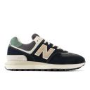 New Balance Unisex 574 Black/Grey - Size 5