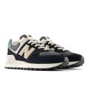 New Balance Unisex 574 Black/Grey - Size 6.5