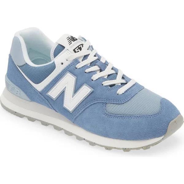 New Balance Unisex 574 Blue/White - Size 13