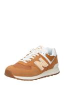 New Balance Unisex 574 - Brown/White (Size 10.5)