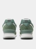 New Balance Unisex 574 Green/White - Size 6