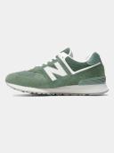 New Balance Unisex 574 Green/White - Size 6