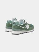 New Balance Unisex 574 Green/White - Size 6