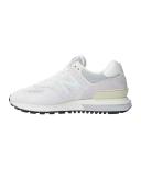 New Balance Unisex 574 Grey/White - Size 4