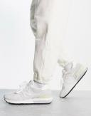 New Balance Unisex 574 Grey/White - Size 4
