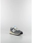 New Balance Unisex 574 Grey/White - Size 5