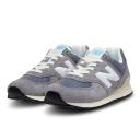 New Balance Unisex 574 Grey/White - Size 5