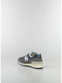 New Balance Unisex 574 Grey/White - Size 5