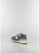 New Balance Unisex 574 Grey/White - Size 6