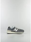 New Balance Unisex 574 Grey/White - Size 6