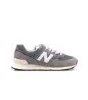 New Balance Unisex 574 Grey/White - Size 6