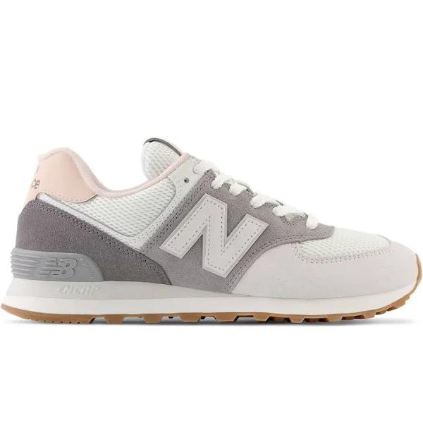 New Balance Unisex 574 Grey/White - Size 7.5