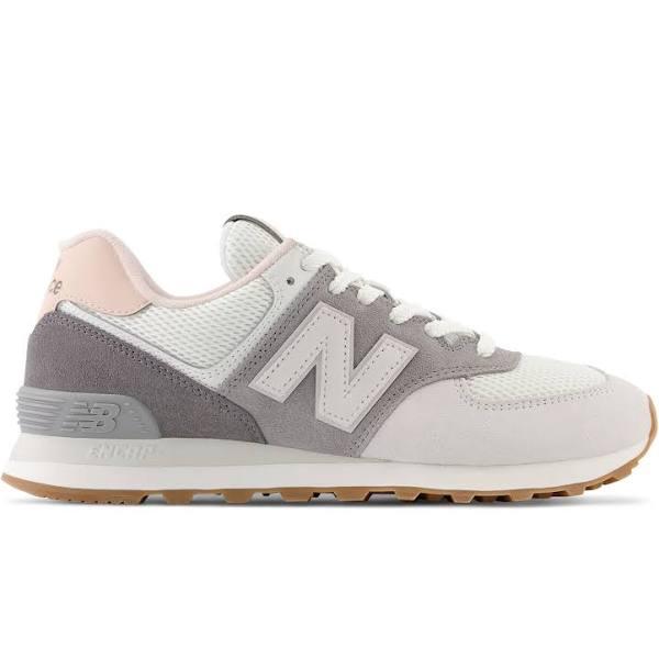 New Balance Unisex 574 Grey/White - Size 8.5