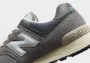 New Balance - Unisex 574 Hairy Suede Sneakers in Grey & White