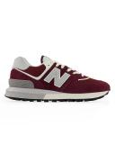 New Balance Unisex 574 Legacy Garnet/Rain Cloud - Size 4