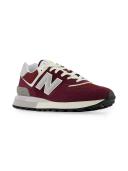 New Balance Unisex 574 Legacy Garnet/Rain Cloud - Size 4