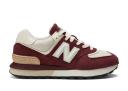 New Balance Unisex 574 Legacy NB Burgundy/Angora - Size 13