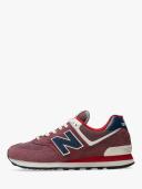 New Balance Unisex 574 - Red/Blue (Size 7.5)