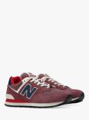 New Balance Unisex 574 - Red/Blue (Size 7.5)