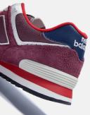 New Balance Unisex 574 - Red/Blue (Size 7.5)