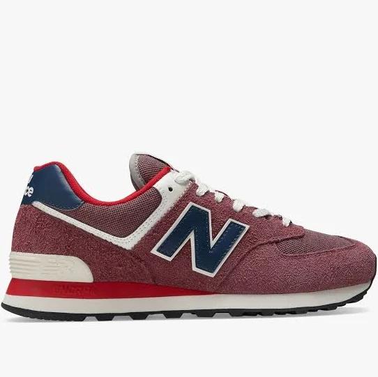 New Balance Unisex 574 - Red/Blue (Size 7.5)