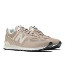 New Balance - Unisex 574 Sneakers in Brown & Cream