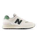 New Balance Unisex 574 White/Black - Size 5
