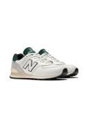 New Balance Unisex 574 White/Green - Size 13