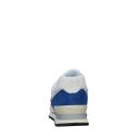 New Balance Unisex 574 White/Royal Blue - Size 12