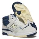 New Balance Unisex 650 Sea Salt/Nb Navy/Dawn Glow - Size 13