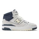New Balance Unisex 650 Sea Salt/Nb Navy/Dawn Glow - Size 4