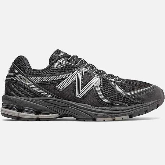 New Balance Unisex 860v2 Black/Silver Metallic - Size 5