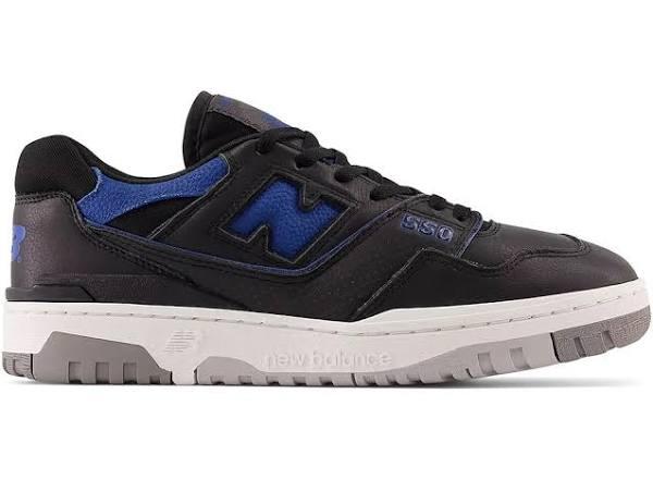 New Balance Unisex BB550 Black/Blue Groove/White - Size 6