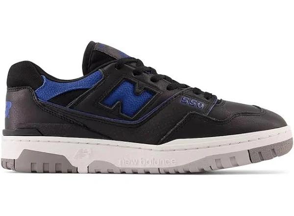 New Balance Unisex BB550 Black/Blue Groove/White - Size 7