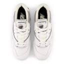 New Balance Unisex BB550 White/Marblehead/Dark Grey - Size 14