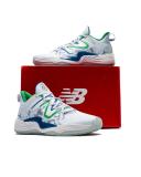 New Balance Unisex Two WXY V3 White/Team Royal/Kelly Green - Size 11.5