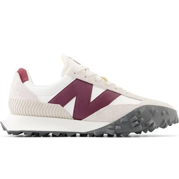 New Balance Unisex XC-72 White/Moonbeam/Nb Burgundy/Washed Burgundy - Size 5
