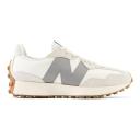 New Balance White & Beige 327 Sneakers