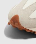 New Balance White & Beige 327 Sneakers