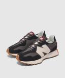New Balance White & Beige 327 Sneakers