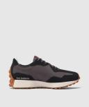 New Balance White & Beige 327 Sneakers