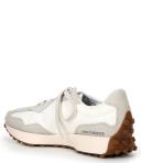 New Balance White & Beige 327 Sneakers
