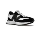 New Balance White & Black 327 Sneakers