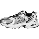New Balance White & Black 530 Sneakers