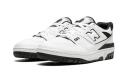 New Balance White & Black 550 Sneakers