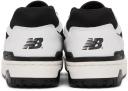 New Balance White & Black 550 Sneakers